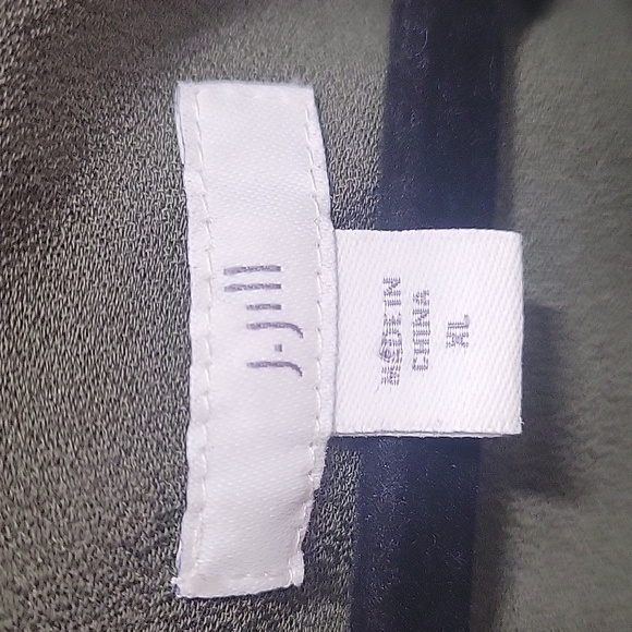 J. Jill-Button Up Collared Blouse Olive Green-Size XLarge - Picture 2 of 15